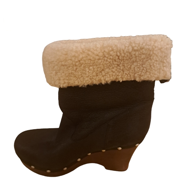 UGG Carnegie Studded Leather Shearling Boots - Picture 3 of 13